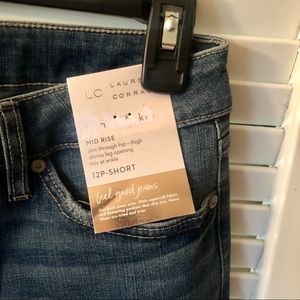 Lauren Conrad Women’s Mid Rise Skinny Ankle Jean’s - 12P-Short